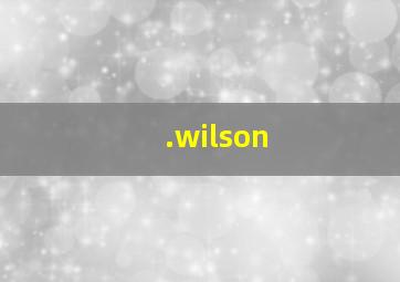 .wilson