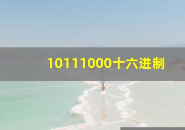 10111000十六进制