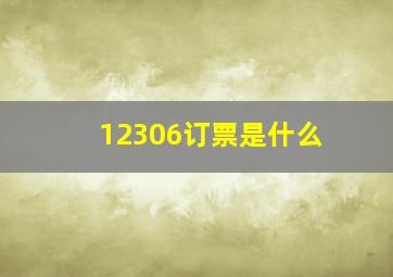 12306订票是什么