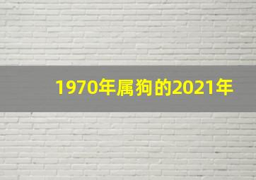 1970年属狗的2021年