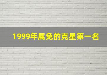 1999年属兔的克星第一名