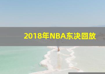 2018年NBA东决回放