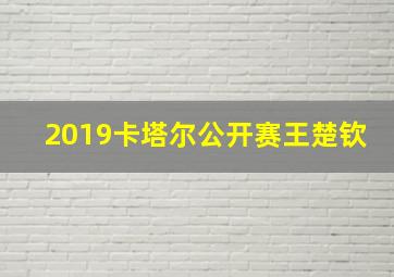 2019卡塔尔公开赛王楚钦