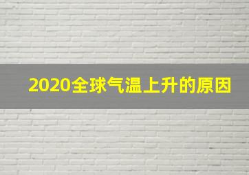 2020全球气温上升的原因