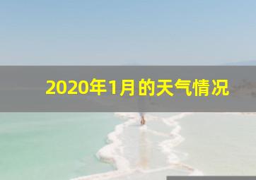 2020年1月的天气情况