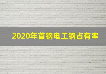 2020年首钢电工钢占有率