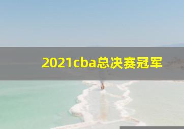 2021cba总决赛冠军