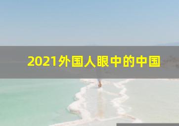 2021外国人眼中的中国