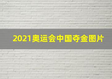 2021奥运会中国夺金图片