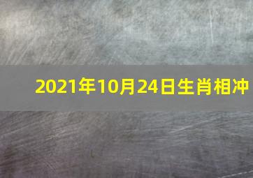 2021年10月24日生肖相冲