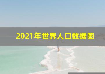 2021年世界人口数据图