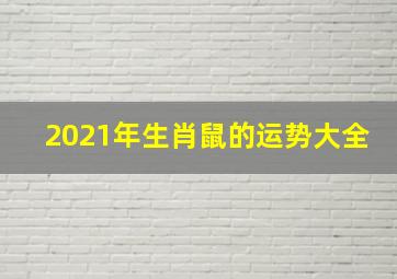 2021年生肖鼠的运势大全