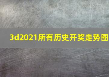 3d2021所有历史开奖走势图