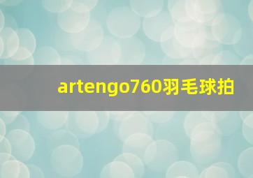 artengo760羽毛球拍