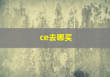 ce去哪买