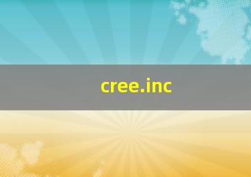 cree.inc