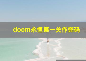 doom永恒第一关作弊码