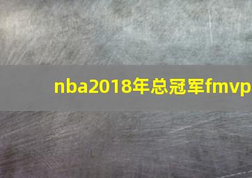 nba2018年总冠军fmvp