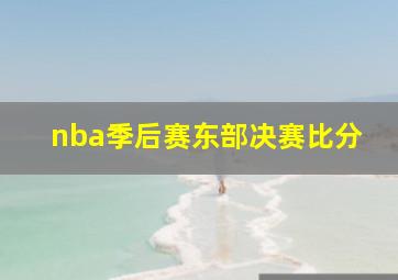 nba季后赛东部决赛比分