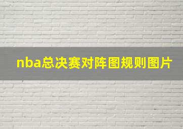 nba总决赛对阵图规则图片