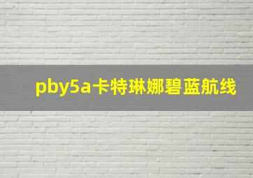 pby5a卡特琳娜碧蓝航线