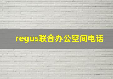 regus联合办公空间电话