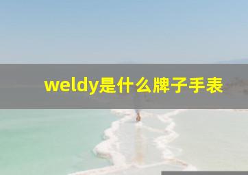 weldy是什么牌子手表