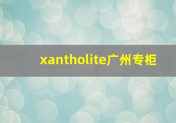 xantholite广州专柜