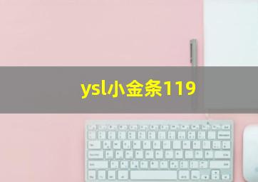 ysl小金条119