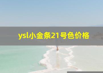 ysl小金条21号色价格