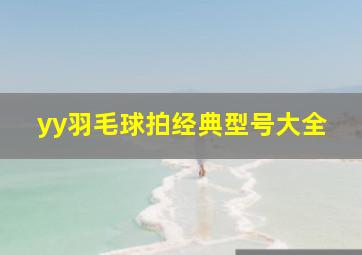 yy羽毛球拍经典型号大全