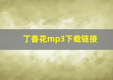 丁香花mp3下载链接