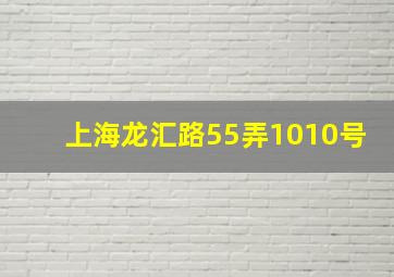 上海龙汇路55弄1010号