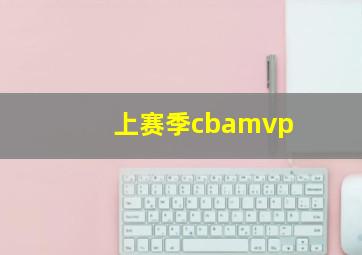 上赛季cbamvp