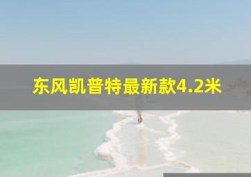 东风凯普特最新款4.2米