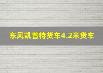 东风凯普特货车4.2米货车