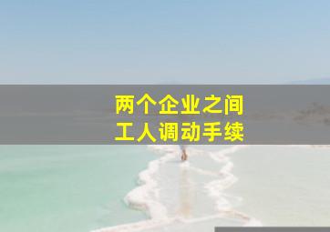 两个企业之间工人调动手续