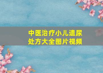 中医治疗小儿遗尿处方大全图片视频