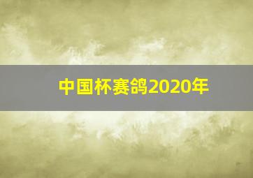 中国杯赛鸽2020年