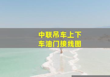 中联吊车上下车油门接线图