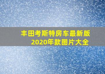 丰田考斯特房车最新版2020年款图片大全