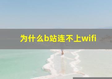 为什么b站连不上wifi