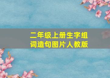 二年级上册生字组词造句图片人教版