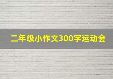 二年级小作文300字运动会