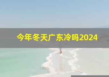 今年冬天广东冷吗2024