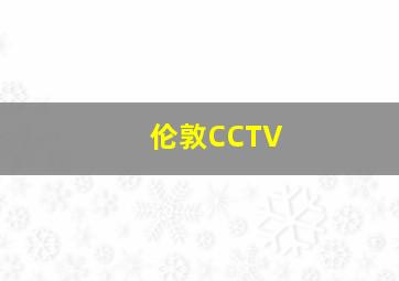 伦敦CCTV