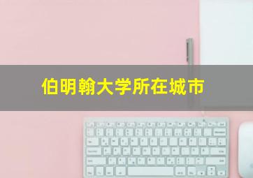 伯明翰大学所在城市