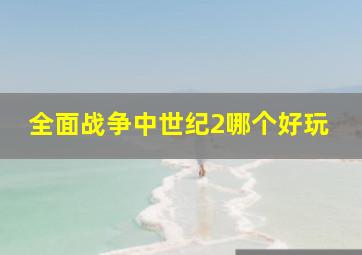 全面战争中世纪2哪个好玩