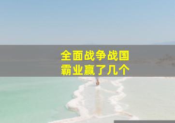 全面战争战国霸业赢了几个