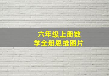 六年级上册数学全册思维图片